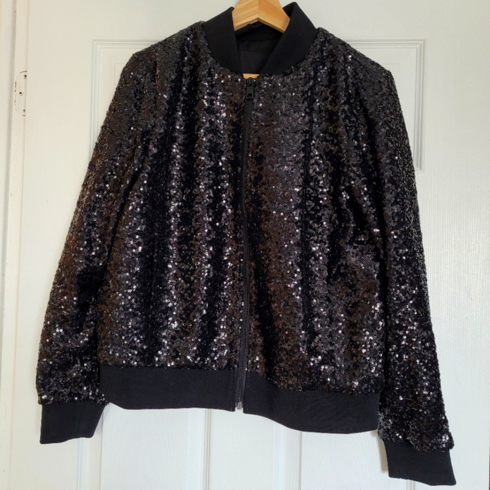 Sequins bomber